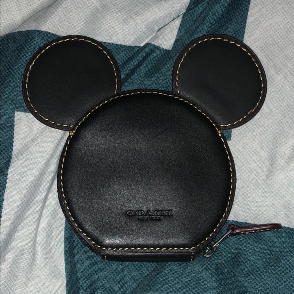 Coach Mickey Shaped Coin Purse NWT